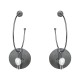 Brinco T.Arrigoni Ariel Argola Pingente Metal Grafite