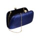 Bolsa Maria Chic Acessórios Clutch Alya Paetê Azul