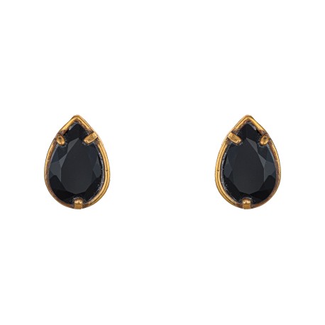 Brinco Claudia Arbex Gene Delicado Cristais Ouro Vintage
