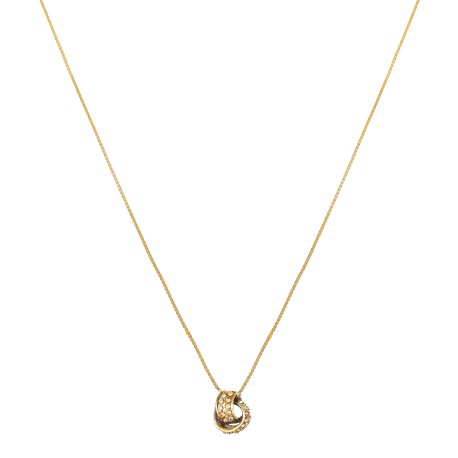 Colar Claudia Arbex Indiana Delicado Cristais Ouro Vintage