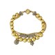 Pulseira Hector Albertazzi Paradoxo Esfera Ouro Vintage