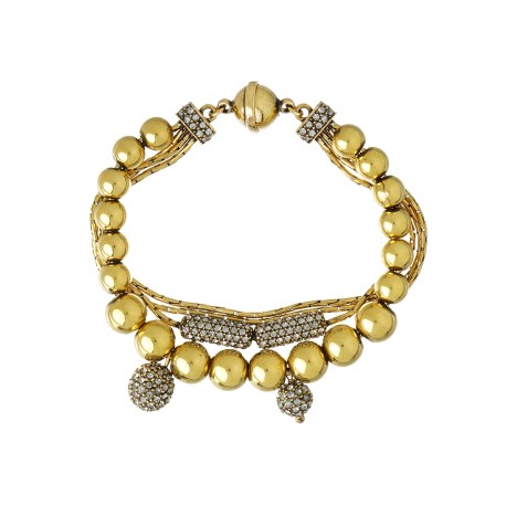 Pulseira Hector Albertazzi Paradoxo Esfera Ouro Vintage