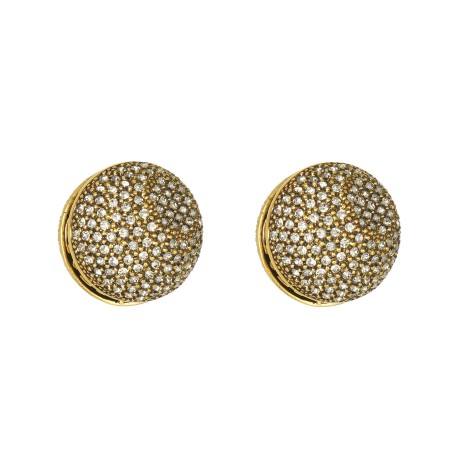 Brinco Hector Albertazzi Paradoxo Esfera Ouro Vintage