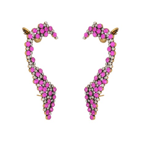 Brinco Hector Albertazzi Classic Reveillon Cuff Maxi Ouro Vintage