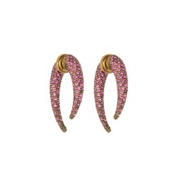 Brinco Hector Albertazzi Classics Collors Pink Ouro Vintage