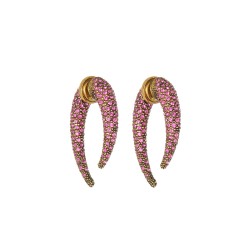 Brinco Hector Albertazzi Classics Collors Pink Ouro Vintage