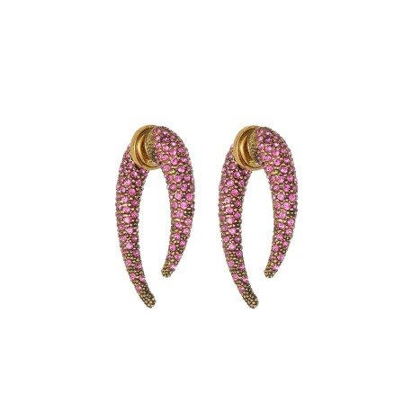 Brinco Hector Albertazzi Classics Collors Pink Ouro Vintage