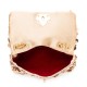 Bolsa Isla Clutch Kelly Paetês Rose Dourada
