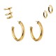 Brinco Nádia Gimenes Wild Kit Ear Cuff Dourado