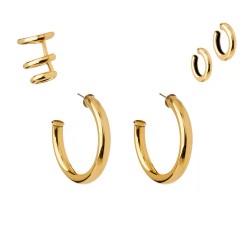 Brinco Nádia Gimenes Wild Kit Ear Cuff Dourado