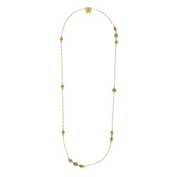 Colar Hector Albertazzi Mare Longo Ouro Vintage