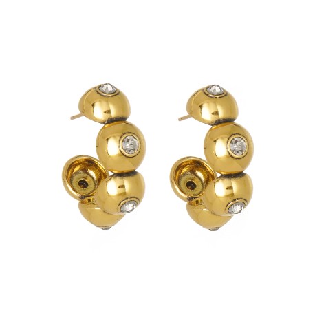 Brinco Hector Albertazzi Mare Argola Ouro Vintage