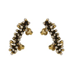 Brinco Hector Albertazzi Mare Par Ear Cuff Ouro Vintage