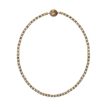 Colar Hector Albertazzi Royal Classics Choker Ouro Vintage