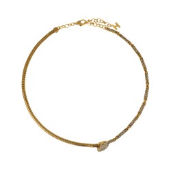 Colar Hector Albertazzi Snake BO.BÔ Choker Ouro Light