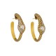 Brinco Hector Albertazzi Snake BO.BÔ Argola Ouro Light