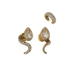 Brinco Hector Albertazzi Snake BO.BÔ Tri Ouro Light