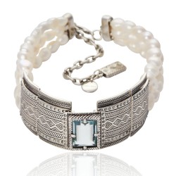 Colar Camila Klein Escalada Infinita Quechan Choker Prata Velho
