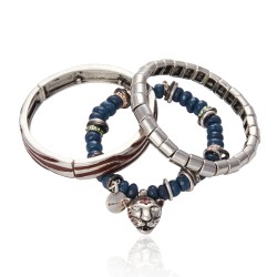 Pulseira Camila Klein Escalada Infinita Puma Prata Velho