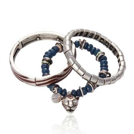 Pulseira Camila Klein Escalada Infinita Puma Prata Velho