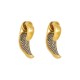 Brinco Hector Albertazzi Paisagens Argola Safari Ouro Vintage