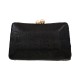 Bolsa Empório MP Clutch Malha Metálica Preta