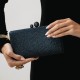 Bolsa Maria Chic Acessórios Clutch Cristais Marinho