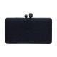 Bolsa Maria Chic Acessórios Clutch Cristais Marinho