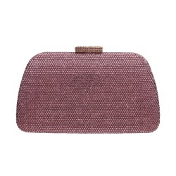 Bolsa Serpui Clutch Josephine Cristais Amethist Dourado