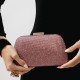 Bolsa Serpui Clutch Josephine Cristais Amethist Dourado