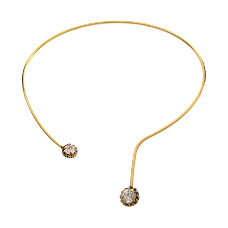 Colar Korpusnu Brillus Gargantilha Ouro Vintage