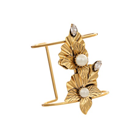 Pulseira Korpusnu Flos Bracelete Ouro Vintage