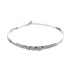 Colar Korpusnu Corais Choker Cristais Prata Vintage
