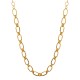 Colar Monica Di Creddo Link Elos Metal Ouro Vintage