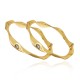 Pulseira Claudia Arbex Disco Kit Aros Ouro Vintage