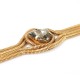 Pulseira Gabriela Pires Paradoxo Cristais Dourado