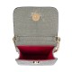 Bolsa Isla Phone Pouch Tampa Couro Texturizado Grafite