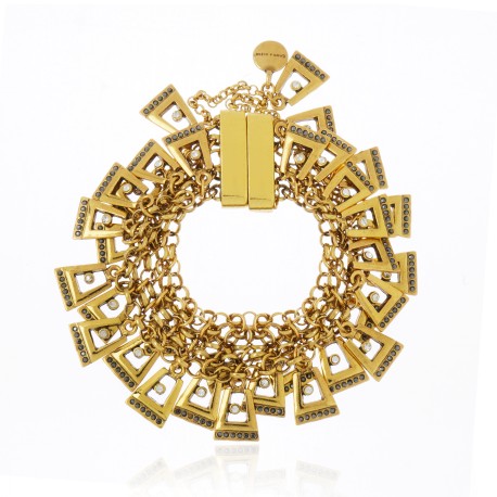 Pulseira Camila Klein Geometria Sagrada Destino Ouro Velho