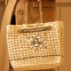 Bolsa Camila Klein de Palha Grande Nasti Esmaltada