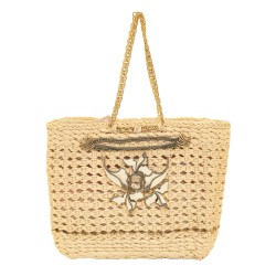 Bolsa Camila Klein de Palha Grande Nasti Esmaltada