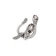 Anel Claudia Arbex Disco Cristais Prata Vintage