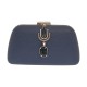 Bolsa Camila Klein Clutch Bispo Couro Azul
