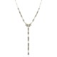 Colar Claudia Arbex Bambu Prata Vintage