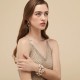 Pulseira Camila Klein Concha Kit Pérolas Ouro Velho