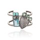 Pulseira Camila Klein Tentáculos Bracelete Prata Velho