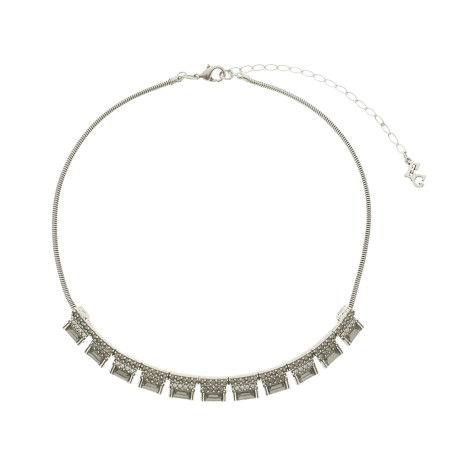 Colar Estela Geromini Bessie Choker Delicado Prata