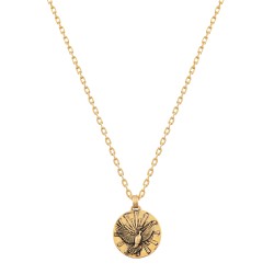 Colar Monica Di Creddo Sacra Bendito Ouro Vintage