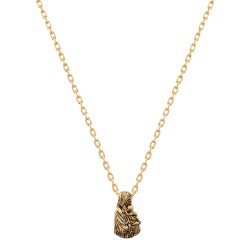 Colar Monica Di Creddo Sacra Santa Maria Ouro Vintage