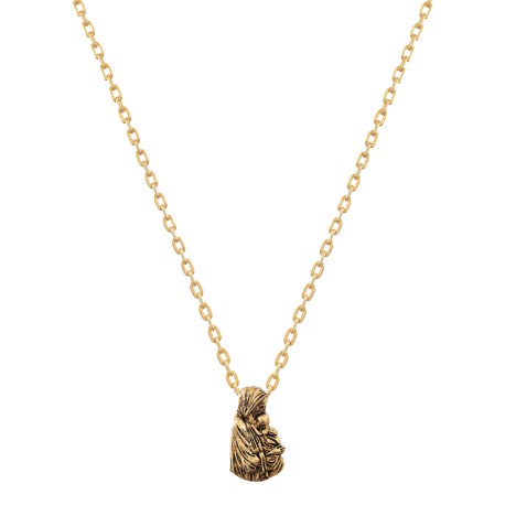 Colar Monica Di Creddo Sacra Santa Maria Ouro Vintage