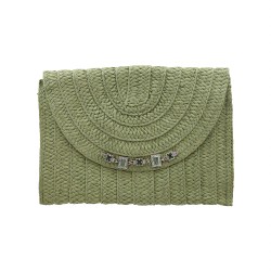 Bolsa Camila Klein Carteira Quechan Palha Verde